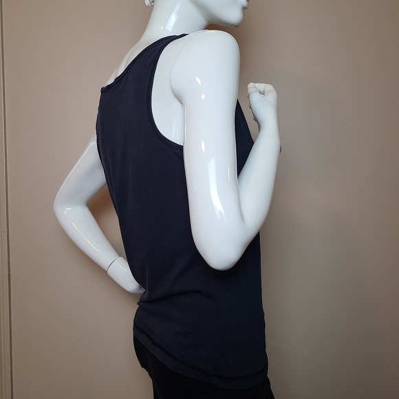 Jasmine Rose Intimates Women's Classic Simple Black Nightwear Tank Top - Picture 7 of 13